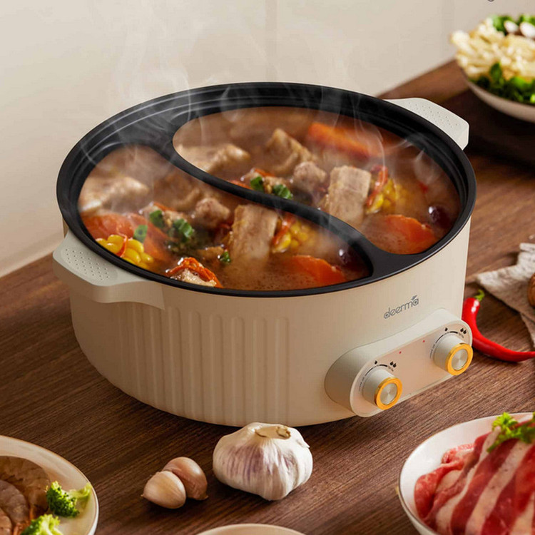 قابلمه برقی شیائومی مدل Deerma Multifunctional Electric Pot 6L DEM-DG50W